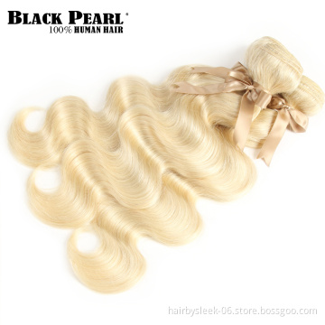 Rebecca 15A Top Quality Body Wave Remy Human Hair Weave Honey Blonde 613 100% virgin human hair bundles Hair Extension Vendors